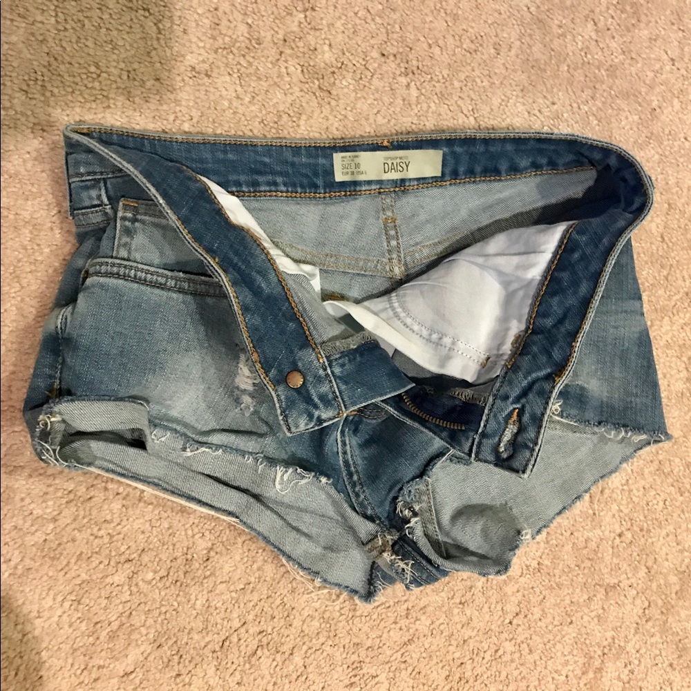 Topshop jean shorts